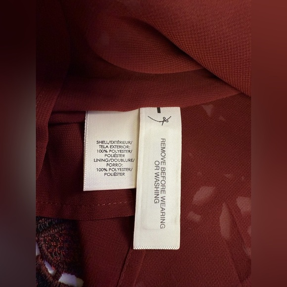 Ann Taylor Red and Black Fitted Embellished Tank Top - Picture 10 of 13